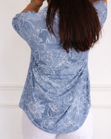 Beatrix | Painterly Floral Blouse