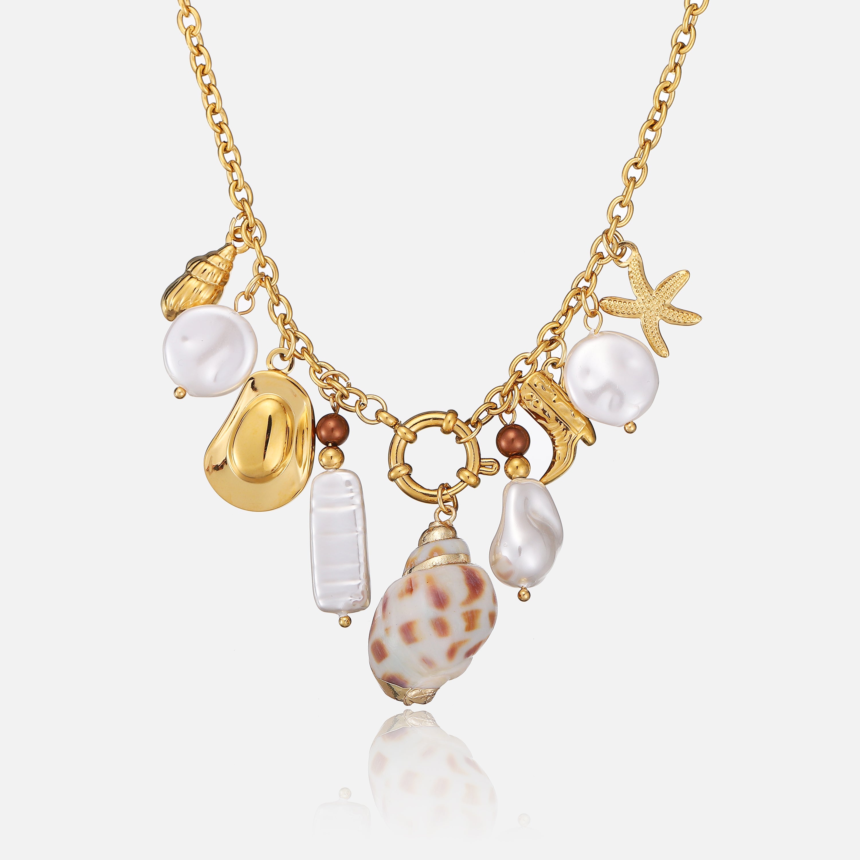 Waylynn | Oceana Shell & Pearl Necklace