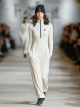 Gusilla | Maxi Sport Knit Dress with Zip