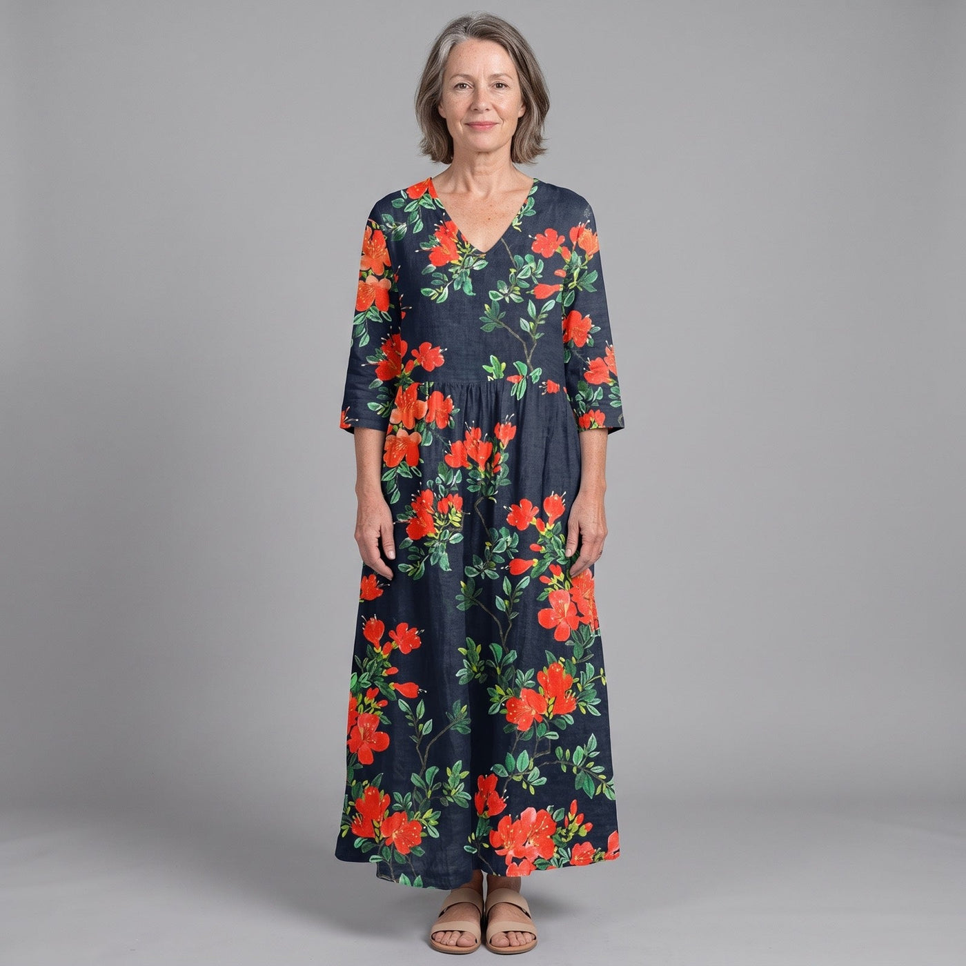Kinley | Floral Summer Midi Dress