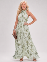 Ilene | Floral Print Midi Dress