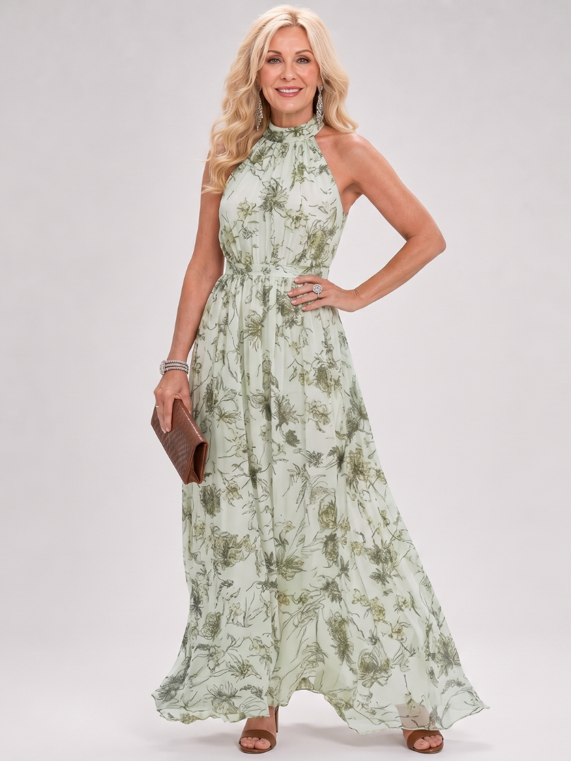 Ilene | Floral Print Midi Dress