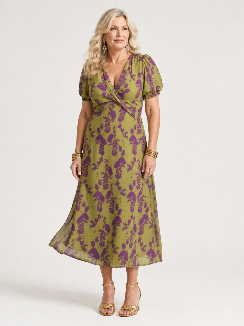 Belinda | Relaxed Floral Midi Dress