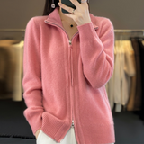 Céleste | Minimalist Zip Knit Sweater