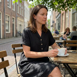 Bronwyn | Relaxed V-Neck Tunic With Pockets