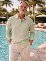 Palmer | Linen Long Sleeve Shirt