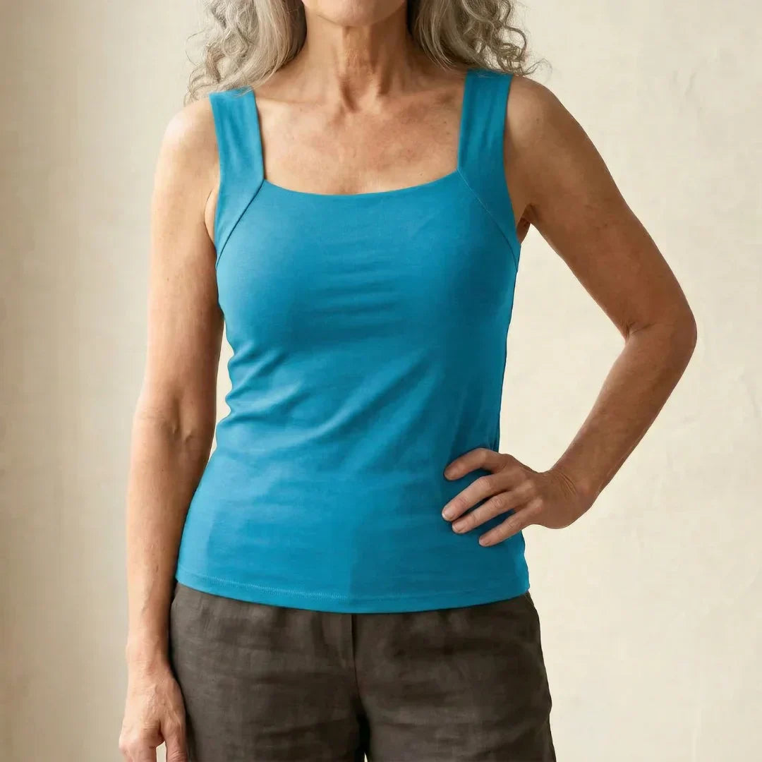 Pia | Built-In Bra Tank Top