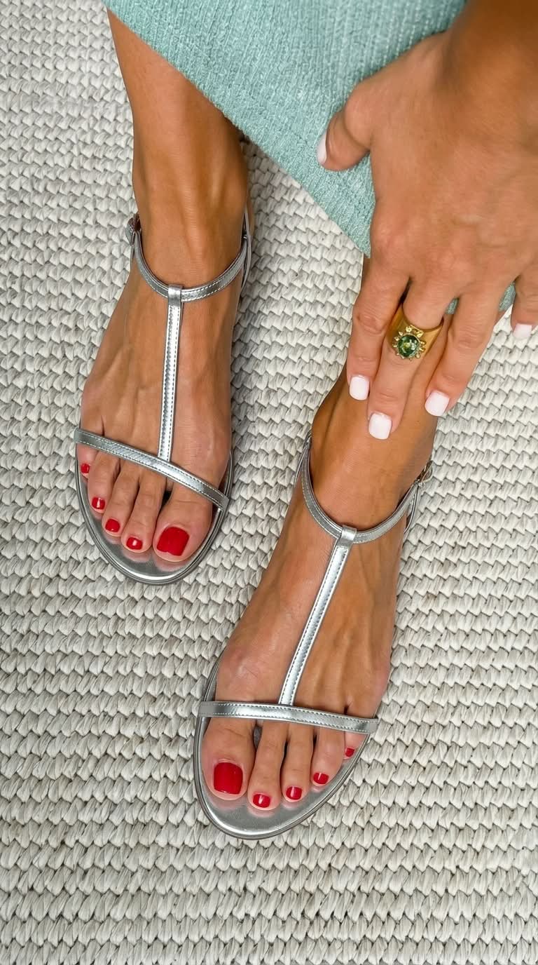 Graci | Golden Strap Sandals