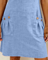 Kaitlin | Breezy Cotton-Linen Dress