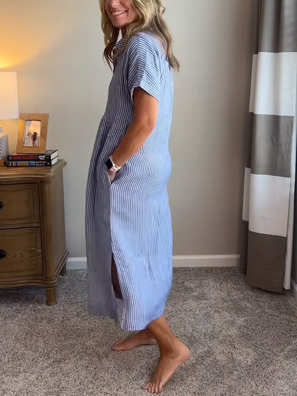 Mae | Striped Shirt Dress, Everyday Elegance