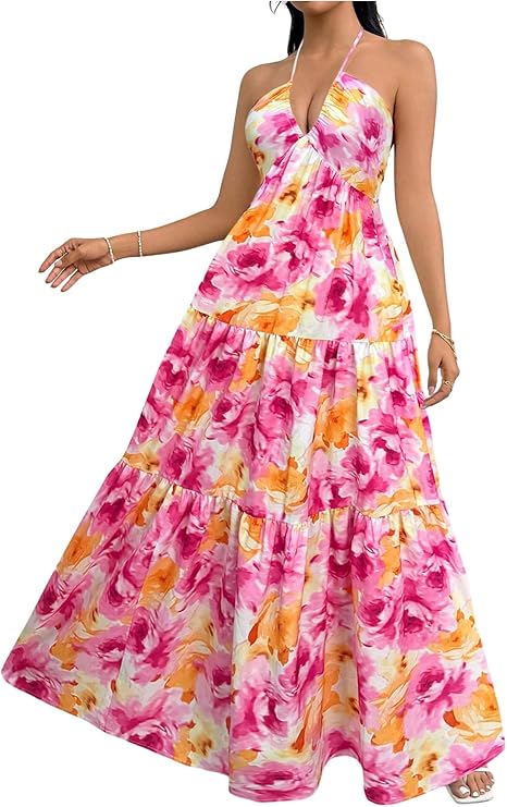 Darlene | Flowing Maxi Dress Flattering Fit