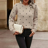 Vivienne | Polka Dot Knit Sweater