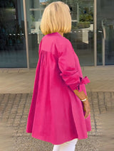 Célina | Classy Long Shirt Jacket