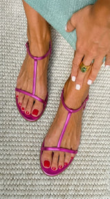 Graci | Golden Strap Sandals