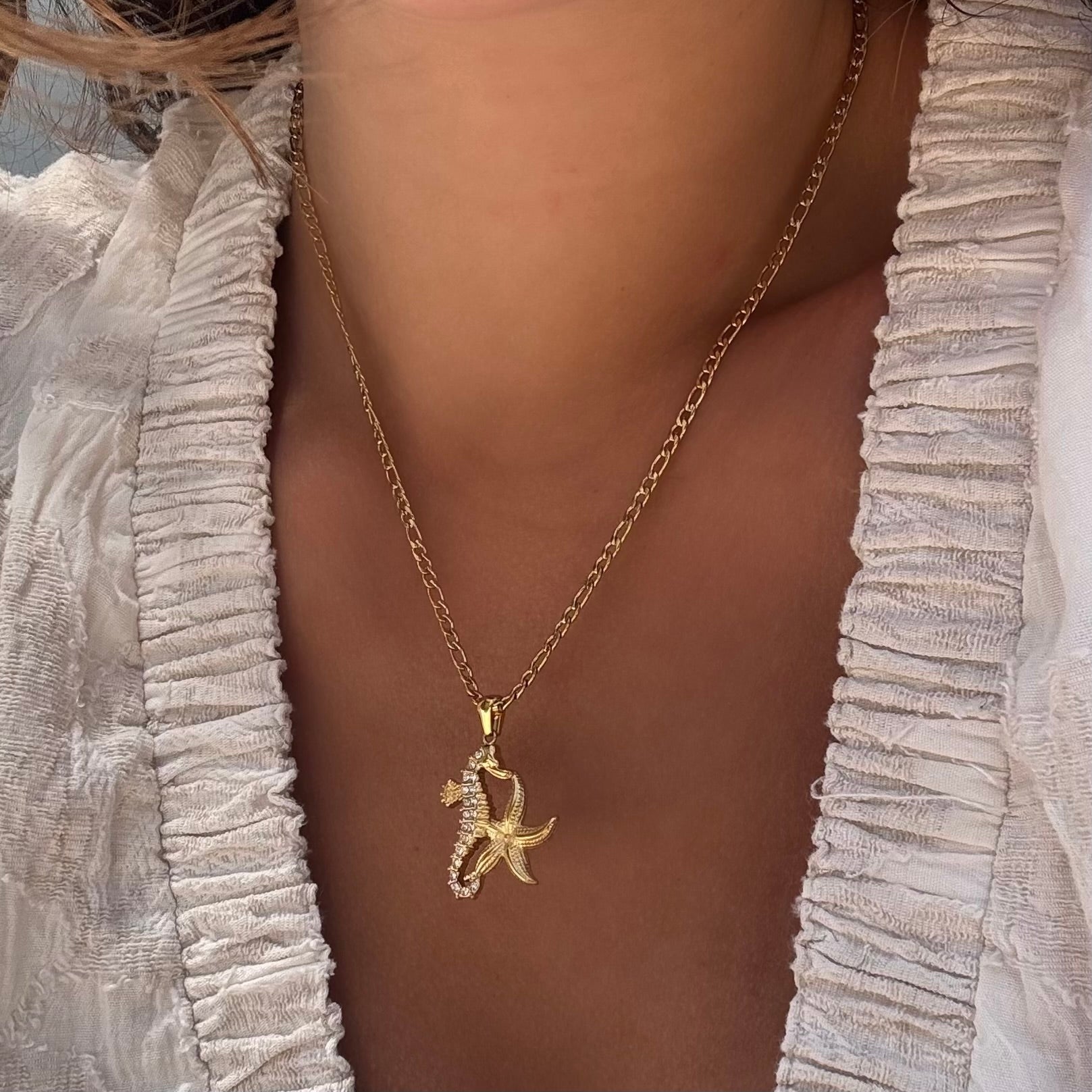 Genevieve | Seashell Statement Necklace