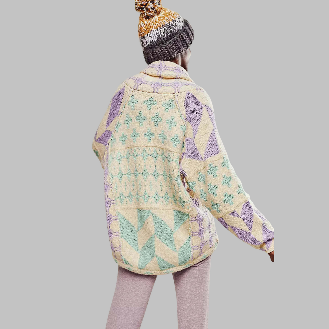 Sabra | Vintage Button-Down Oversized Cardigan