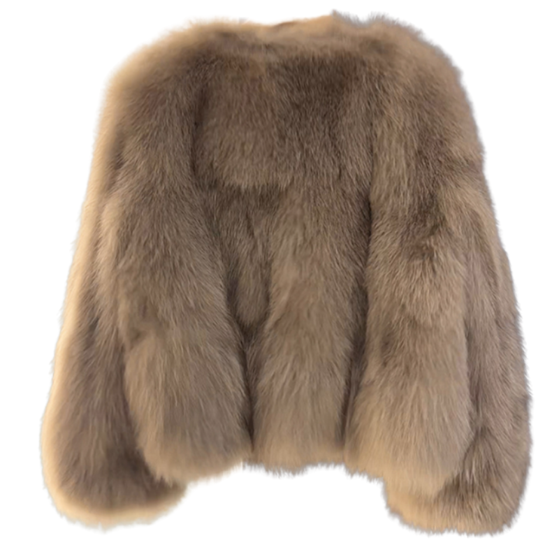 Vivienne | Faux Fur Patchwork Cropped Jacket