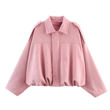 Aviara | Cropped Structured Aviator Jacket