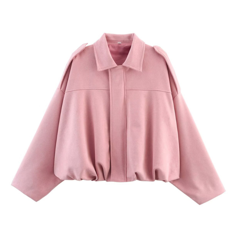 Aviara | Cropped Structured Aviator Jacket