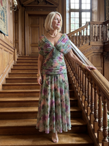 Treva | Off Shoulder Flow Midi Dress