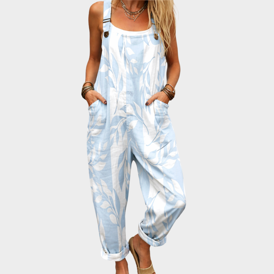 Delfina | Printed Comfort Jumpsuit