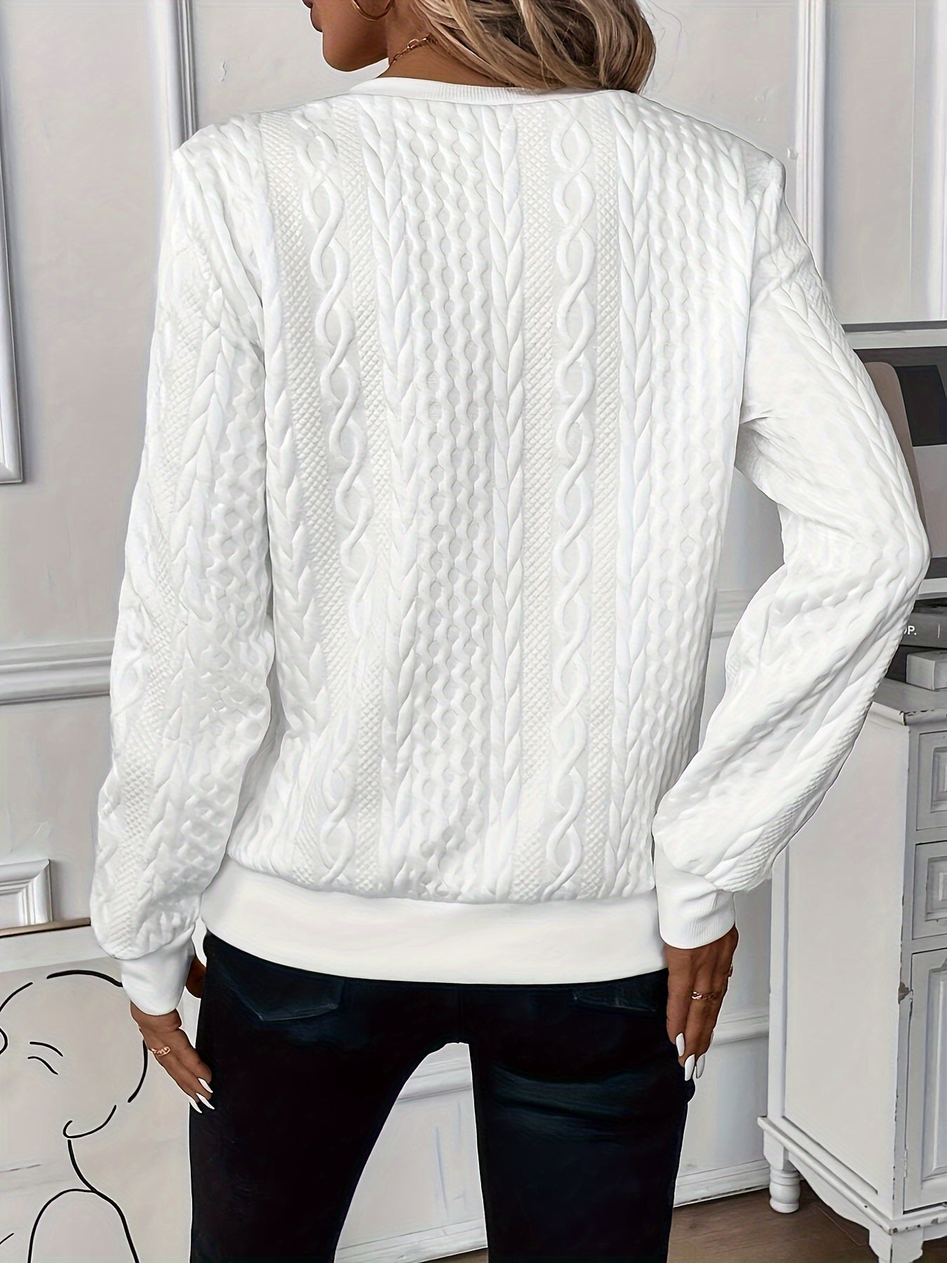 Céleste | Elegant Quarter-Zip Knit Sweater
