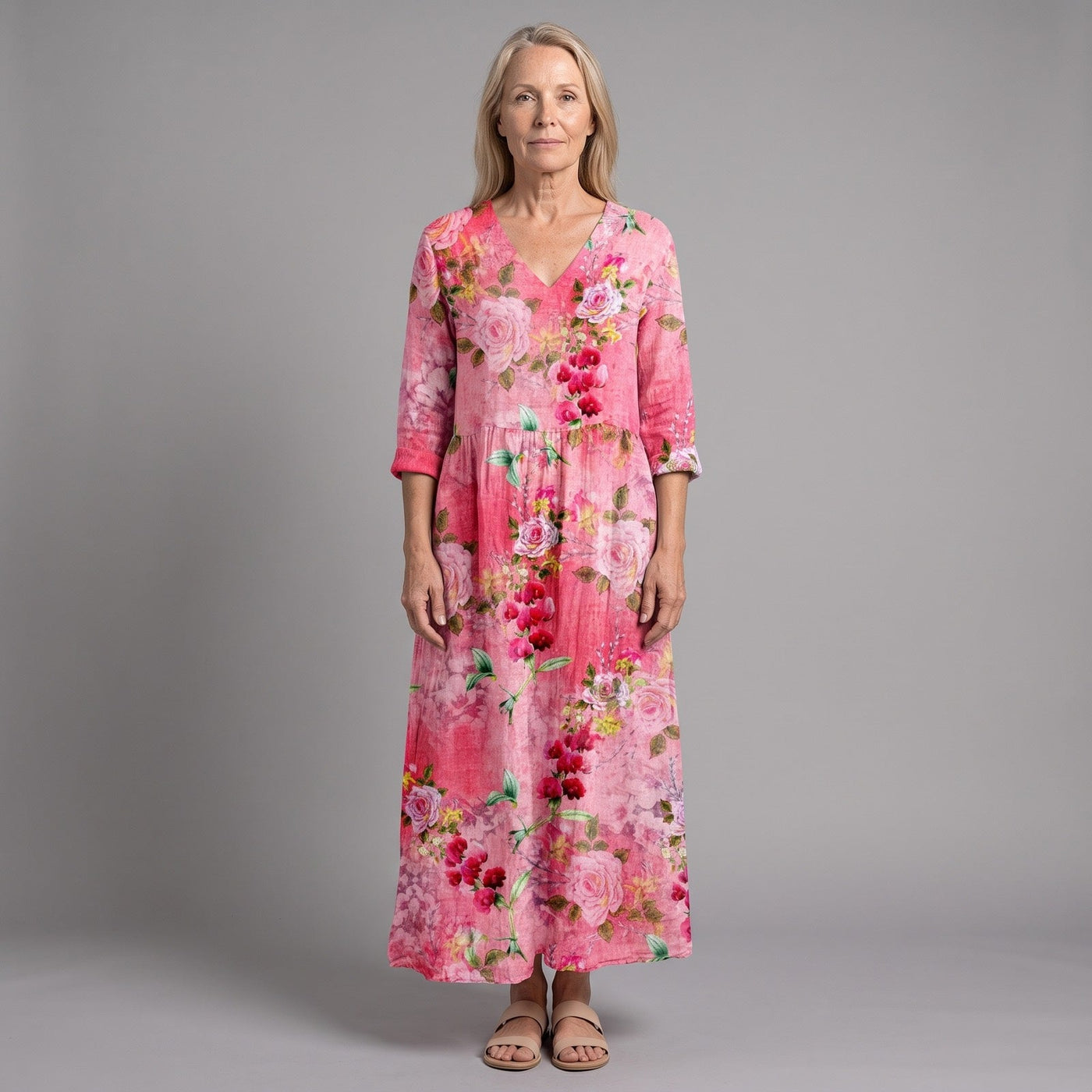 Cressida | Floral Summer Midi Dress