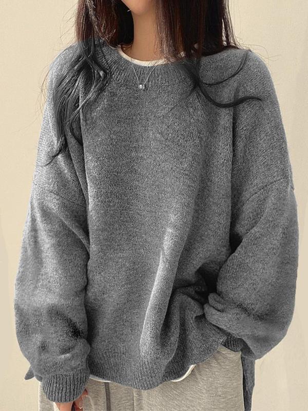 Céleste | Cozy Round Neck Knit Sweater