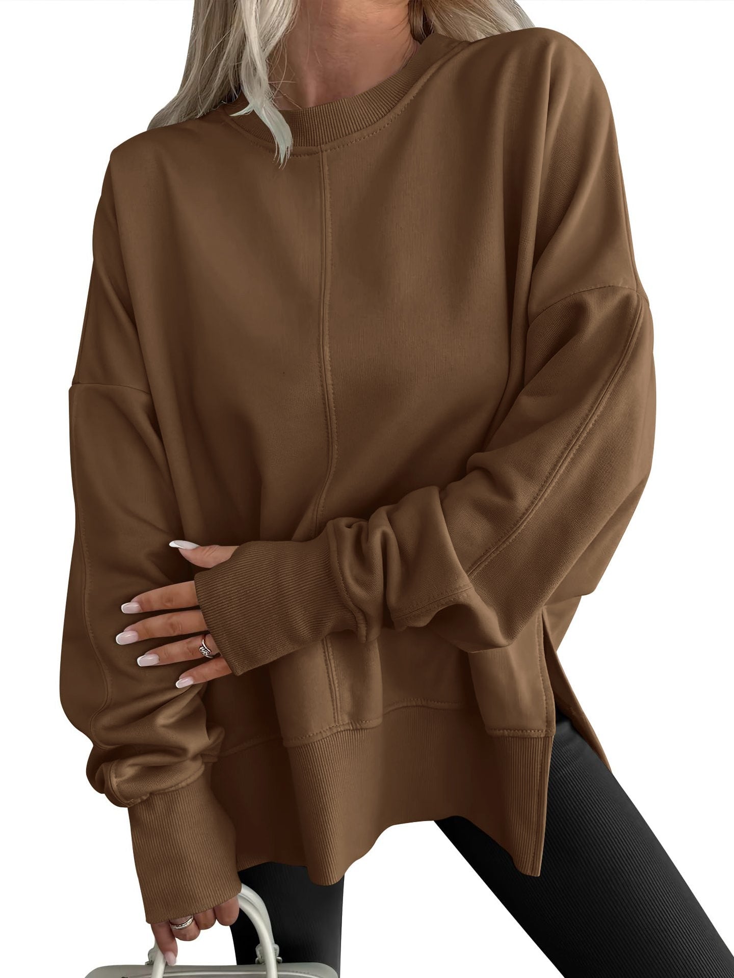 Cléa | Oversized Cozy Long Sleeve Sweatshirt