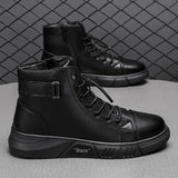 Roberto | Black Combat Boots