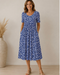 Navy Floral