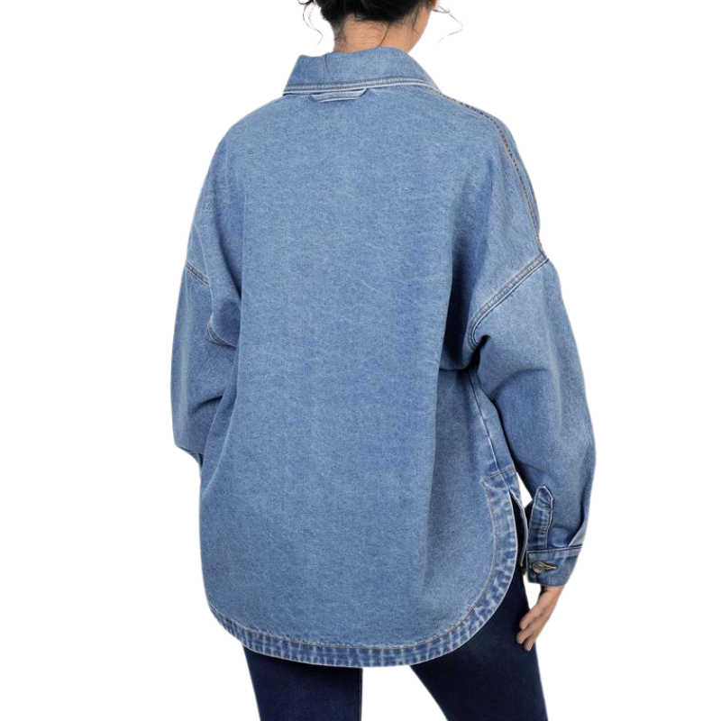 Elara | Vintage Loose Denim Jacket