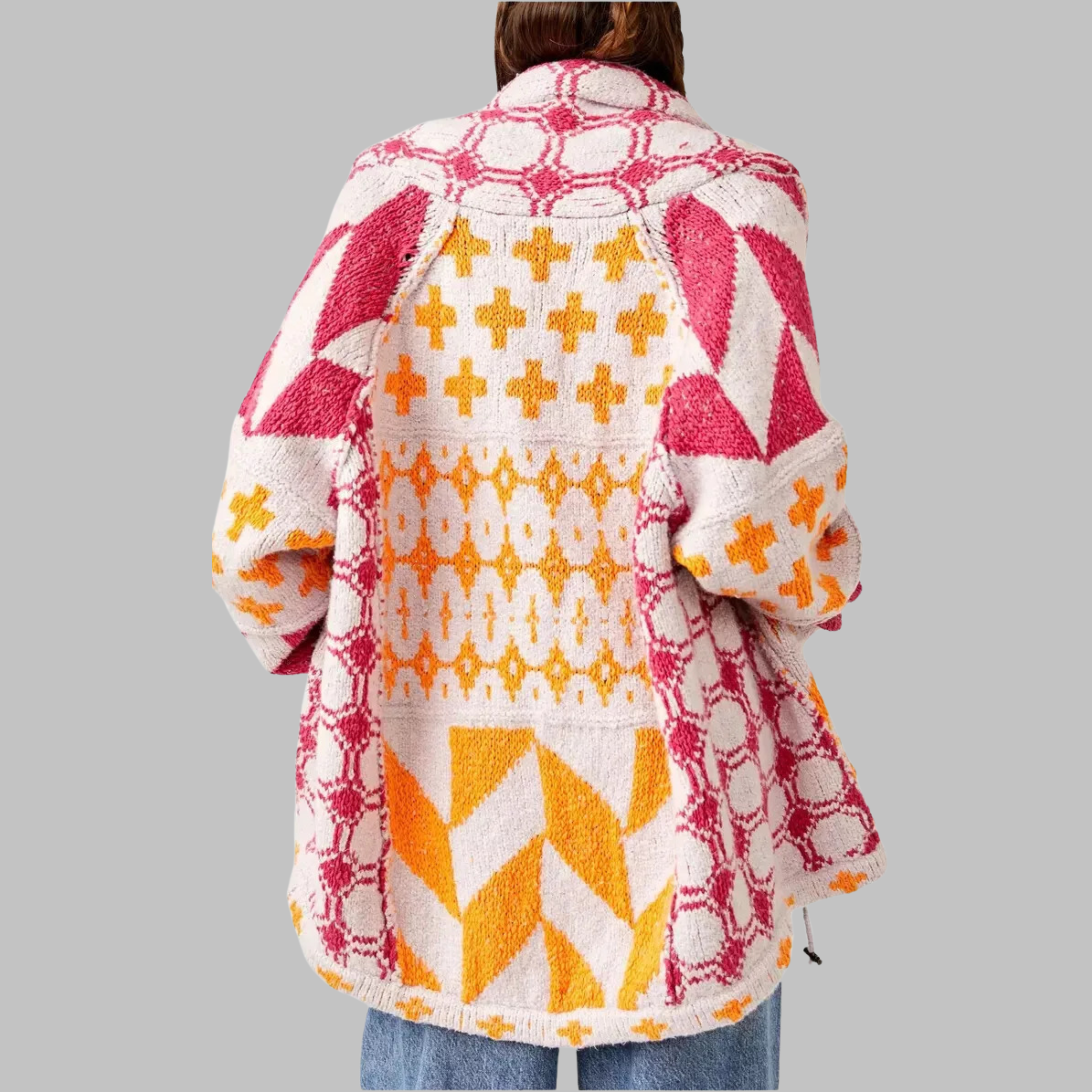 Céleste | Vintage Button-Down Oversized Cardigan