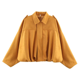 Aviara | Cropped Structured Aviator Jacket