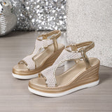 Rosa | Ergonomic Mesh Wedge Sandals