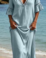 Elke | Coastal Linen Dress