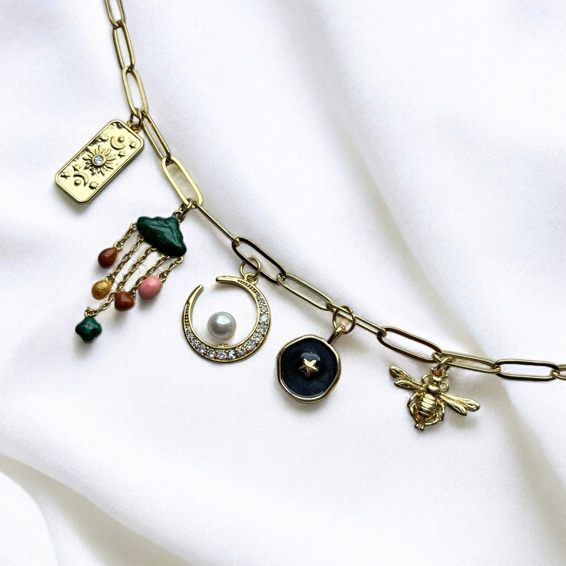 Rosiland | Luna Charm Handmade Necklace