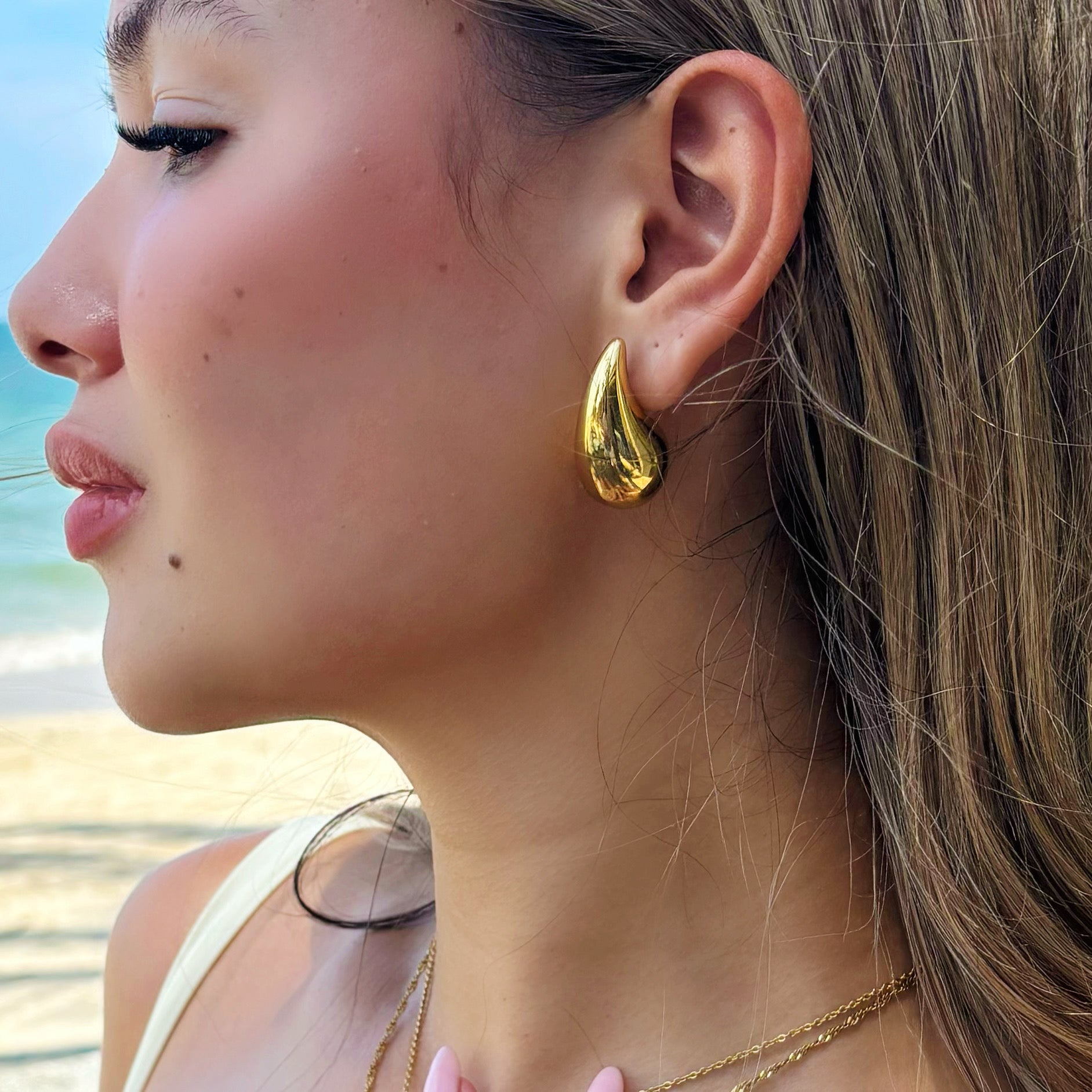 Lore | Polished Teardrop Earrings