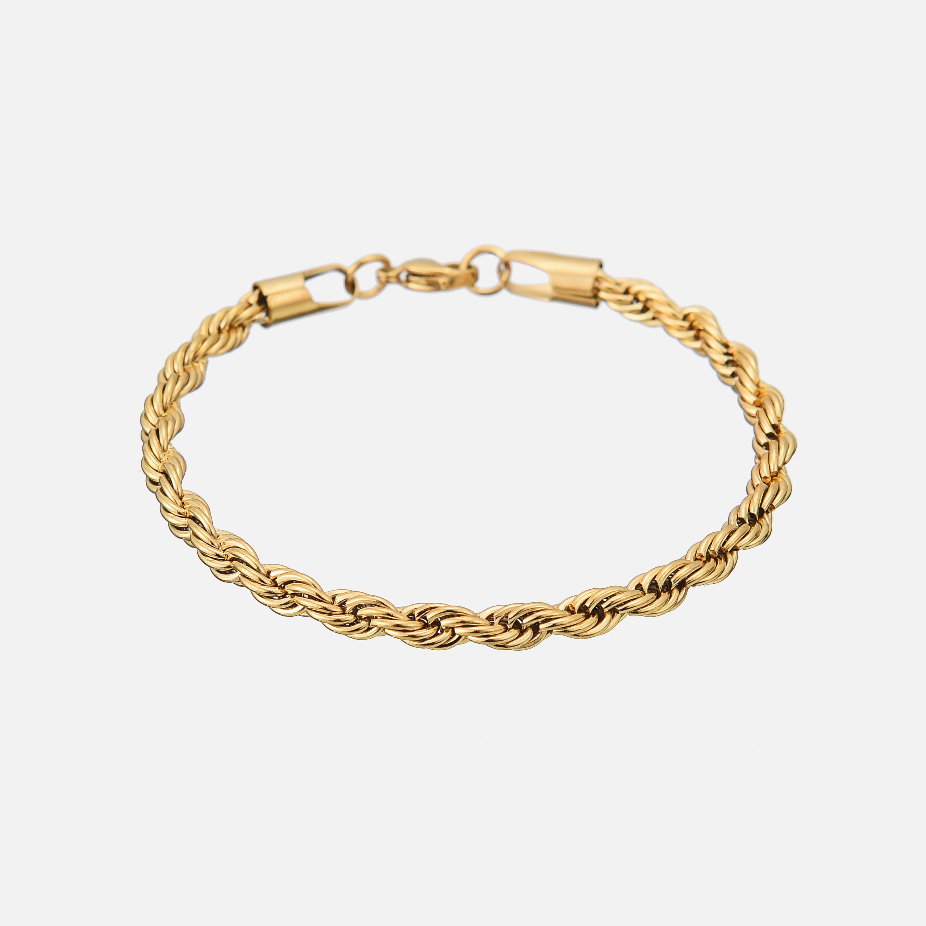 Rosine | Gold-Plated Twist Chain Bracelet