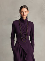 Felisa | Asymmetric Long-Sleeve Dress