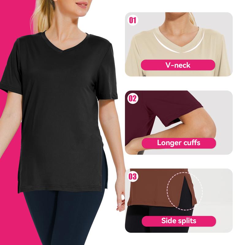 Nicolette | Relaxed V-Neck Tee Trio