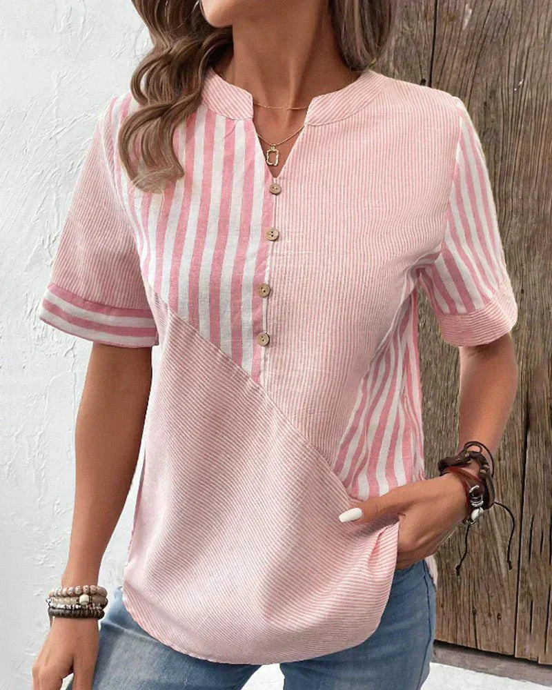 Naima | Soft Striped Blouse