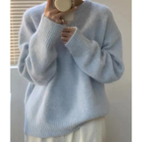 Camille | Cozy Long Sleeve Round Neck Sweater