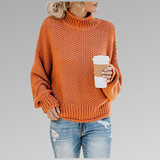 Sage | Oversized Chunky Turtleneck Sweater