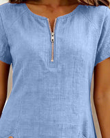 Kaitlin | Breezy Cotton-Linen Dress