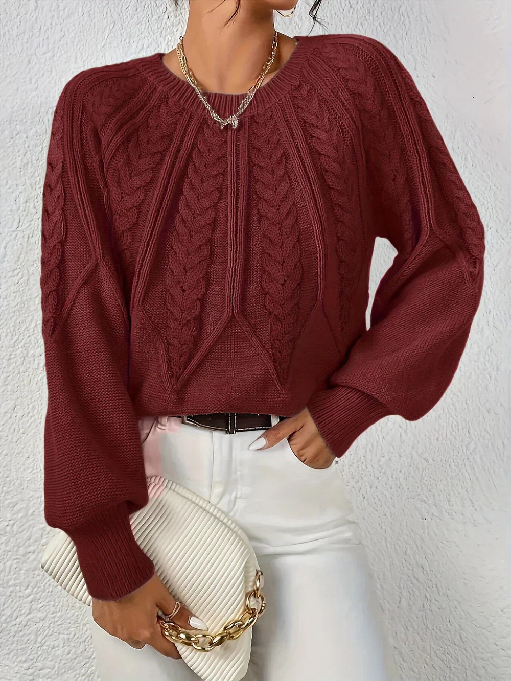 Camille | Classic Cotton-Blend Comfort Sweater