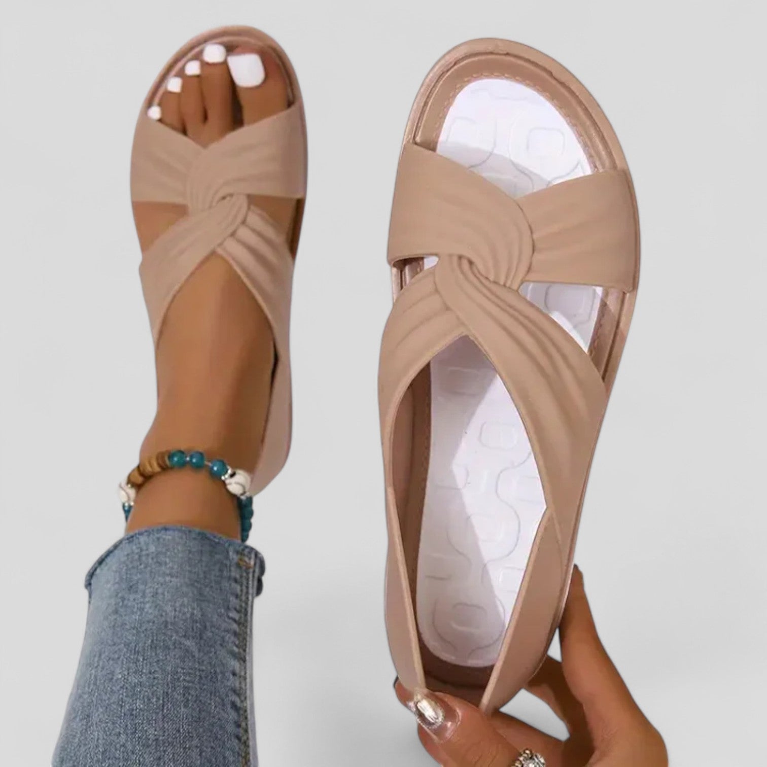 Judy | Orthopedic Crossover Strap Sandals