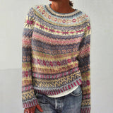 Vivienne | Vibrant Fair Isle Knit Sweater
