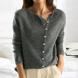 Céleste | Luxe Cashmere Button Sweater