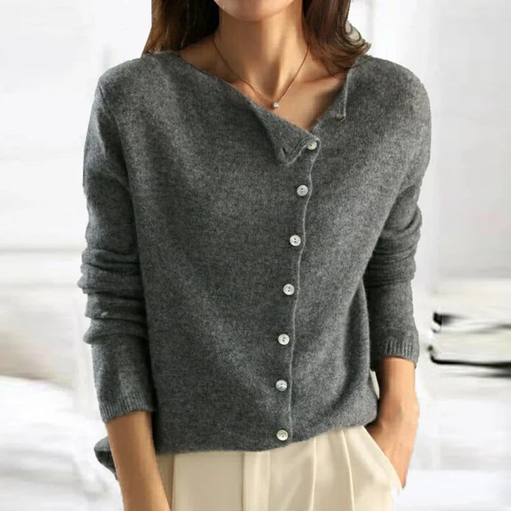 Céleste | Luxe Cashmere Button Sweater